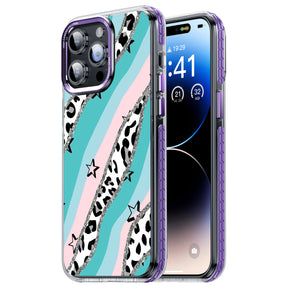 Geek Case with Dragon Pattern With Glitter Pattern