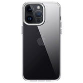 iPhone 15 Crystal & Black/White  TPE Bumper Shockproof Case
