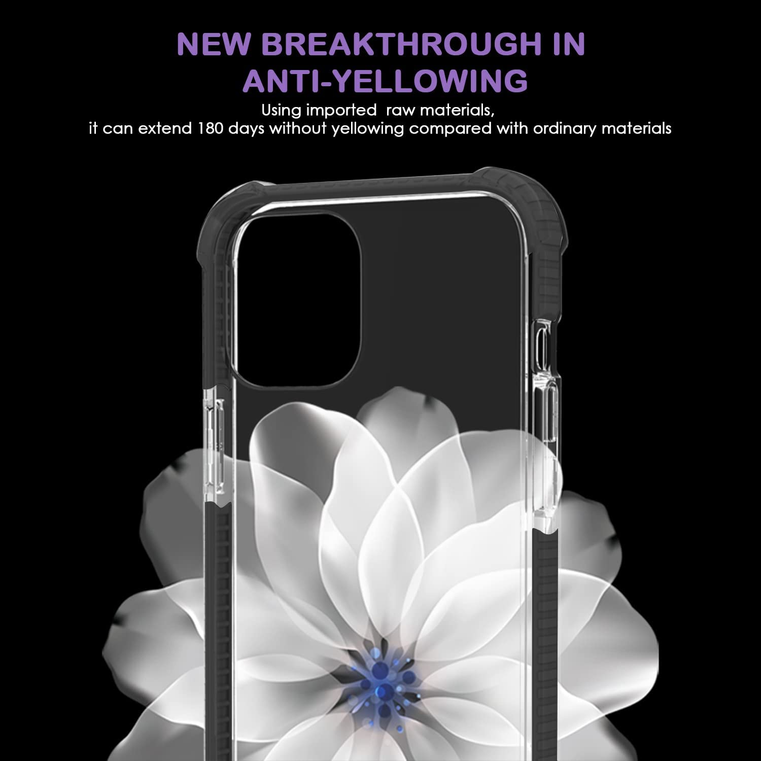 Clear case with Reinforced Corners Drop Proof