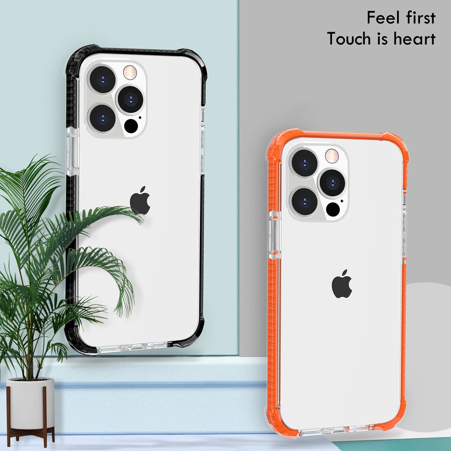 Clear case with Reinforced Corners Drop Proof