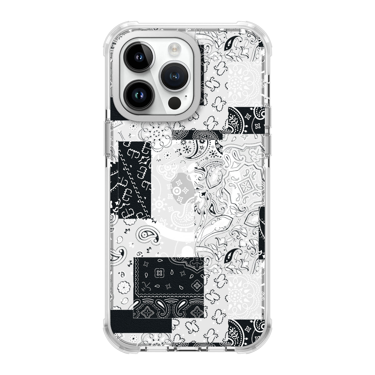 UV Printing 4 Shadow Dance Crystal & White TPE Bumper Case