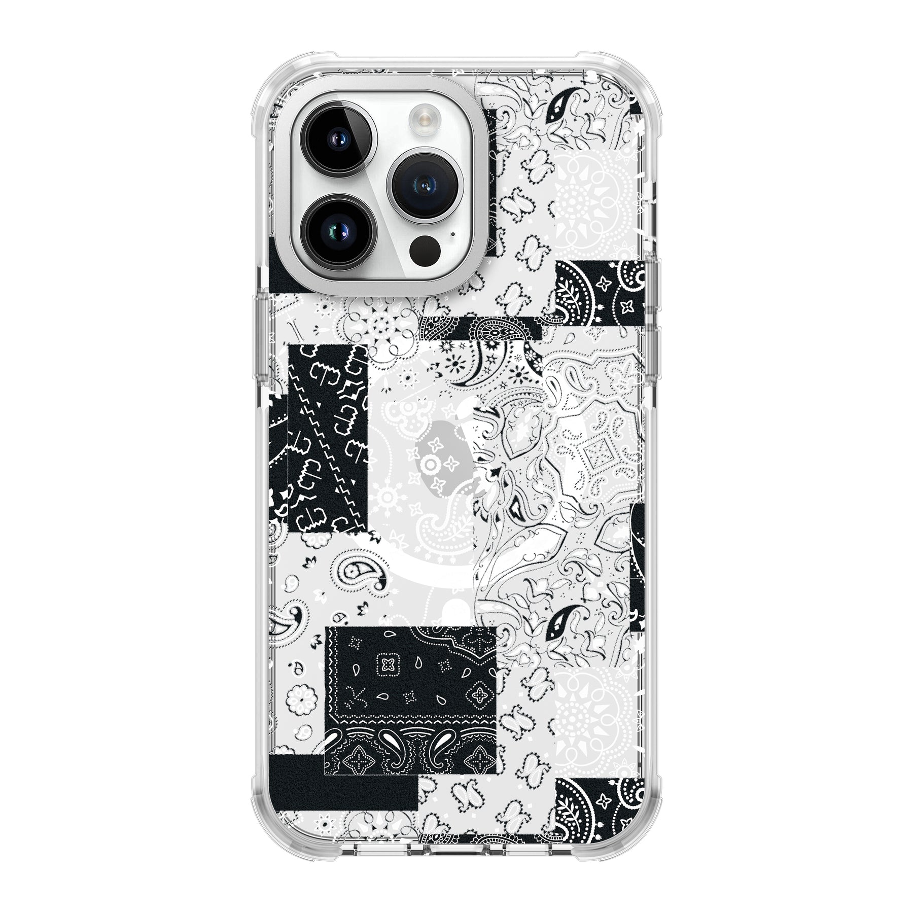UV Printing 4 Shadow Dance Crystal & White TPE Bumper Case
