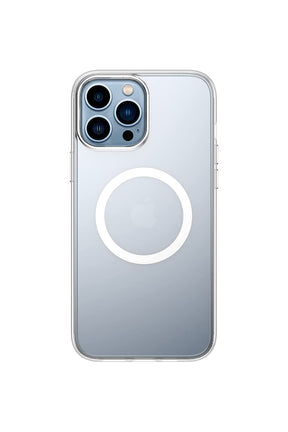 Magnetic Matte White Case with MagSafe