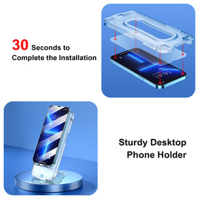 Screen Protector for with 2 in1 Installation Kit, 3D Edge to Edge Full Coverage