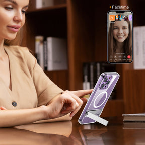 Crystal Magnetic Kickstand Case