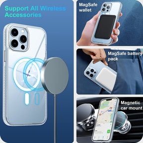 Magnetic Clear MagSafe Case with tail